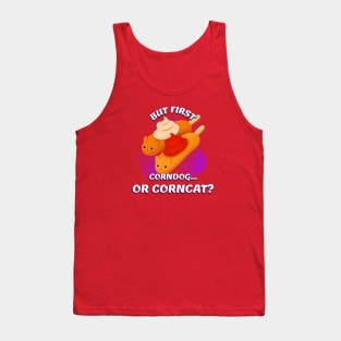 CORNDOG OR CORNCAT Tank Top